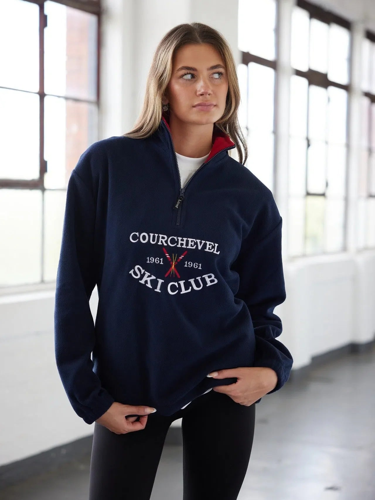 Courchevel Ski Club Fleece Navy