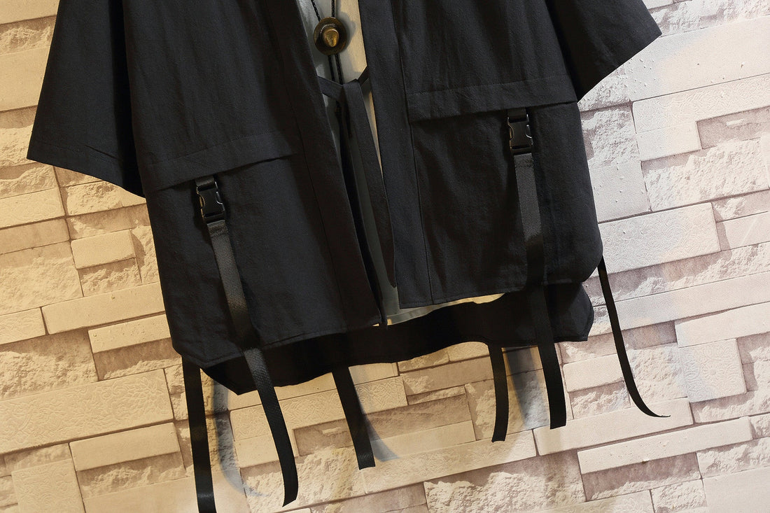 Men’s Chinese Style Loose Kimono Shirt