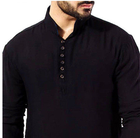 Muslim Men's Long Shirt Robe