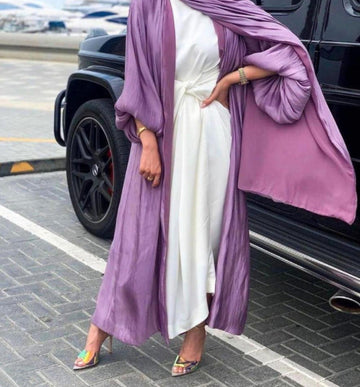 Puff Sleeved Abaya Cape
