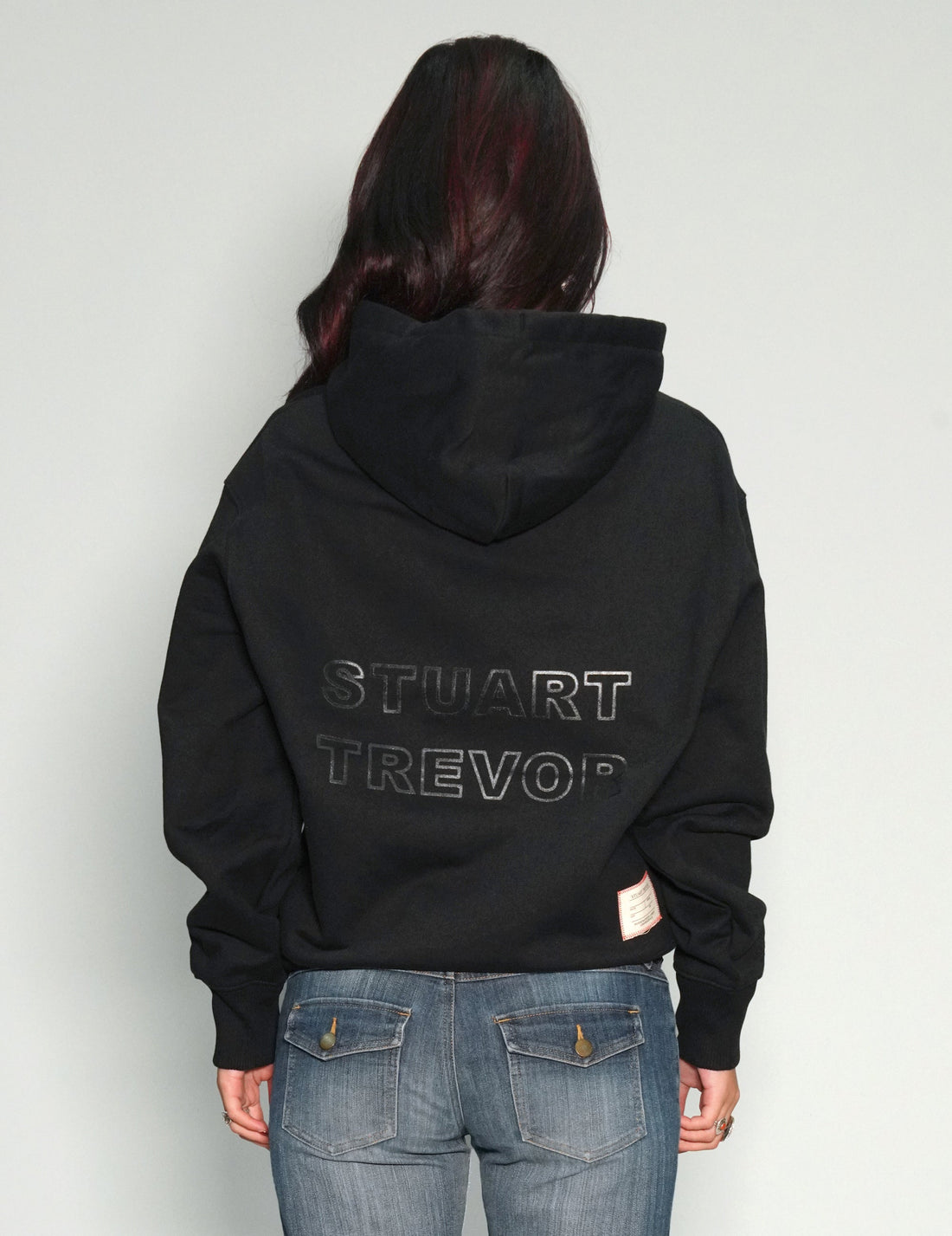 ST Hoodie in Black with Black Logo