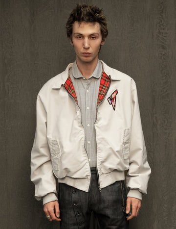 Classic Harrington Jacket in Off White/Bone