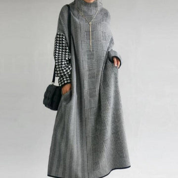 Autumn And Winter Loose Sweaters Dress For Women