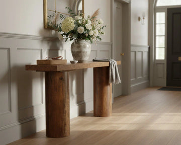 160 cm Console Table, Long Rustic Sofa Table Bar Table