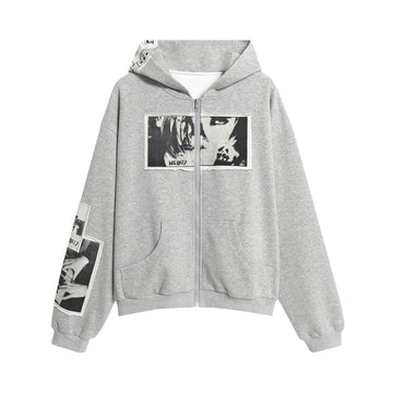 Retro Loose Cotton Hoodie