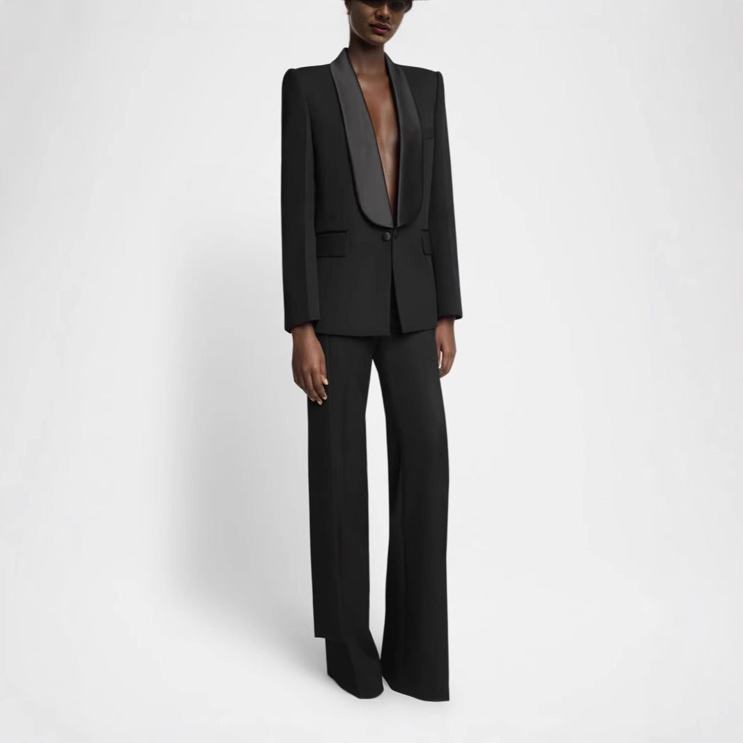 Business Temperament Slim-fit Collar Suit Coat