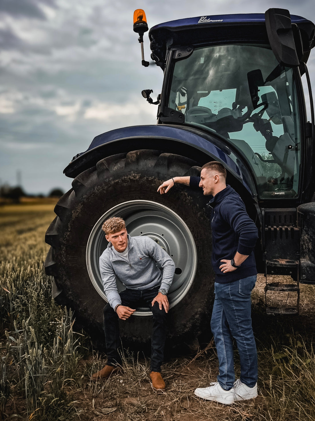 Heather Grey Quarter zip