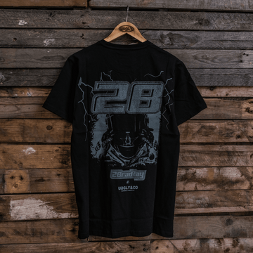 Men’s Oversized Black T-Shirt Streetwear Cotton Graphic Tee UK