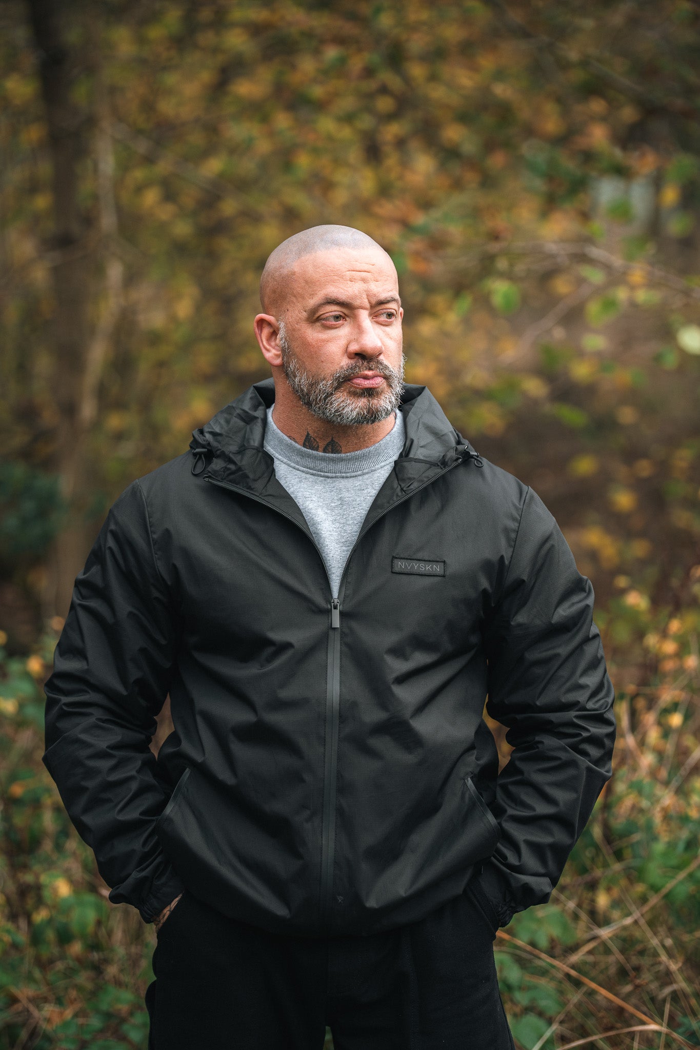 NVYSKN Mens Ultra-Light Waterproof Hiking Jacket