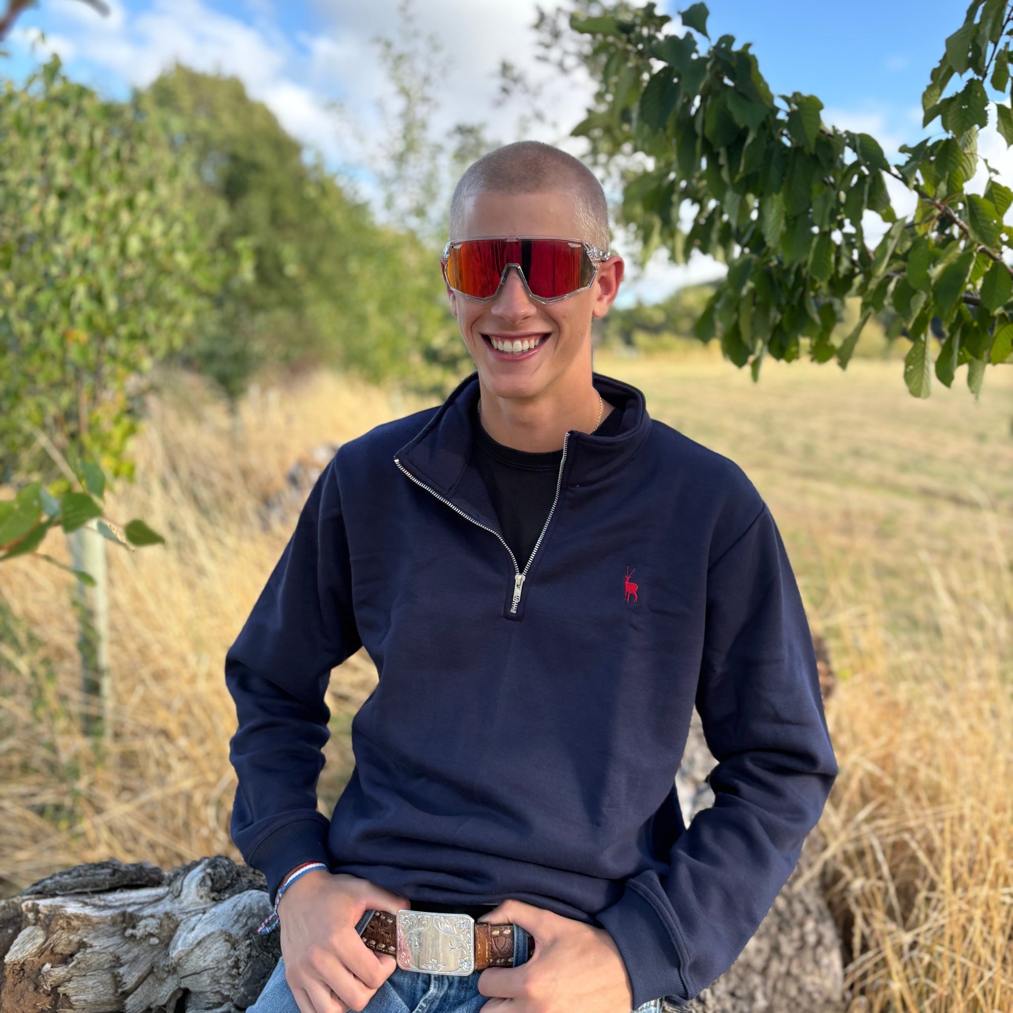 Beaufort Dark Navy Quarter Zip