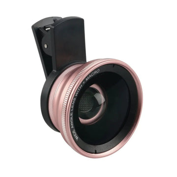 Mobile Phone Lens Kit - 0.45X Wide Angle & 12.5X Macro HD Camera Lens