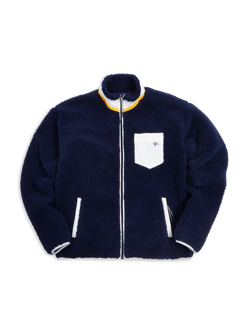Sherpa Fleece Dark Navy