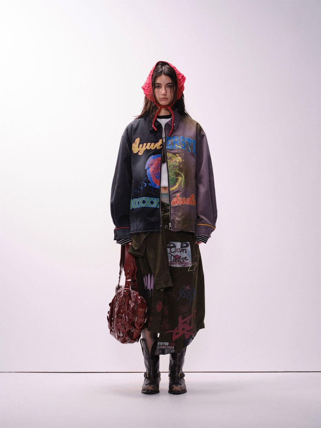 Graffiti Stitching Jacket