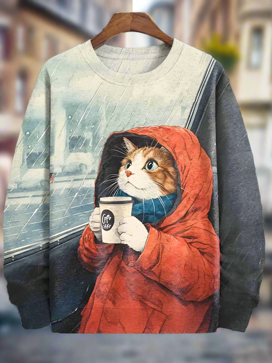 Cat Art Sweatshirt Collection