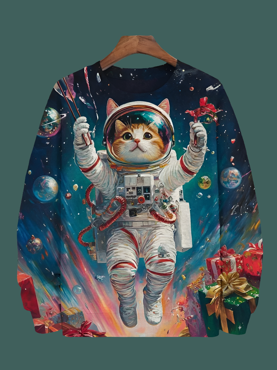 Cat Art Sweatshirt Collection