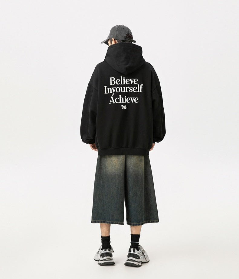 American Retro Hooded Sweater