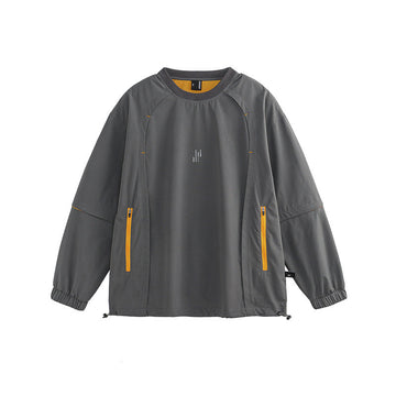 Contrast Color 3-in-1 Functional Sweater