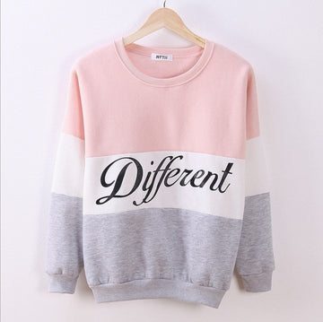 Colorblock Alphabet Sweatshirt