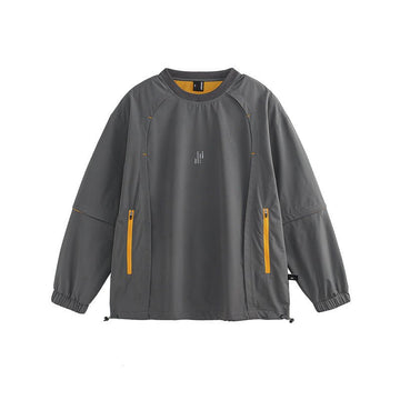 Contrast Color 3-in-1 Functional Sweater