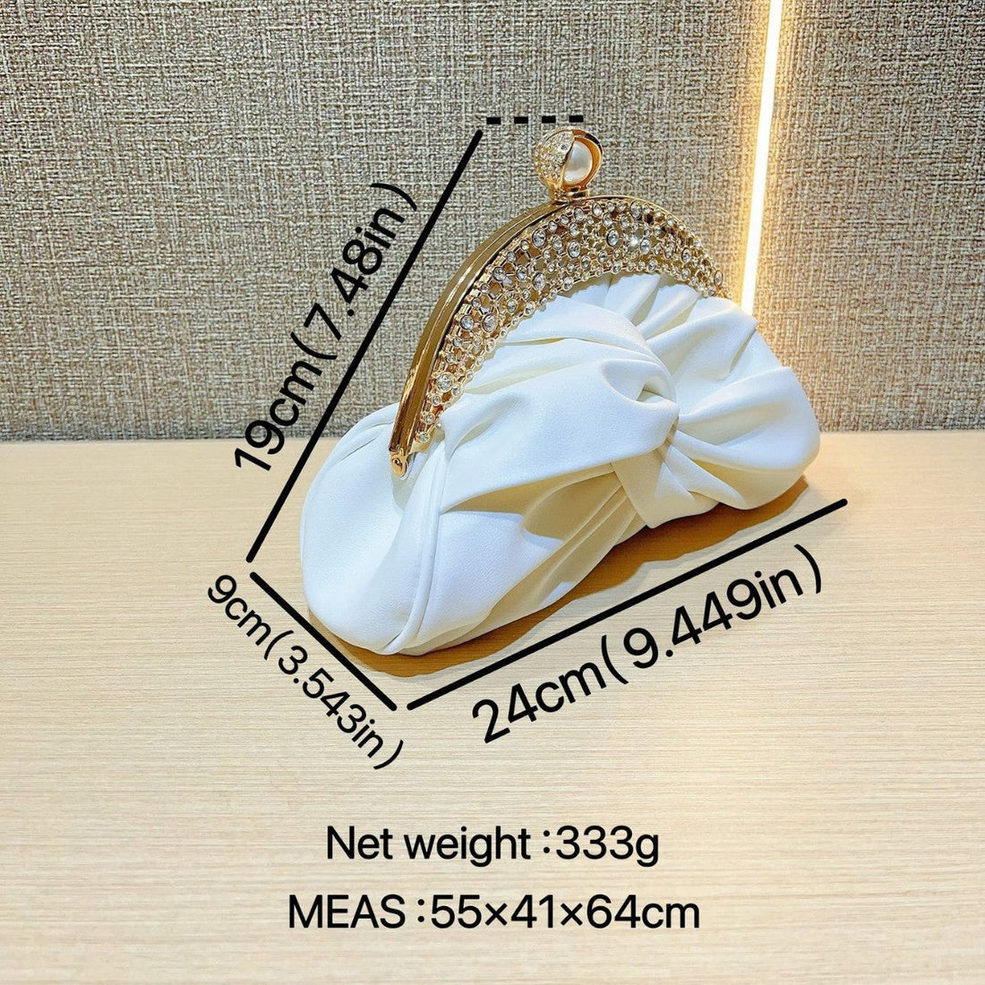 Diamond-embedded High-grade Socialite Mini Clutch