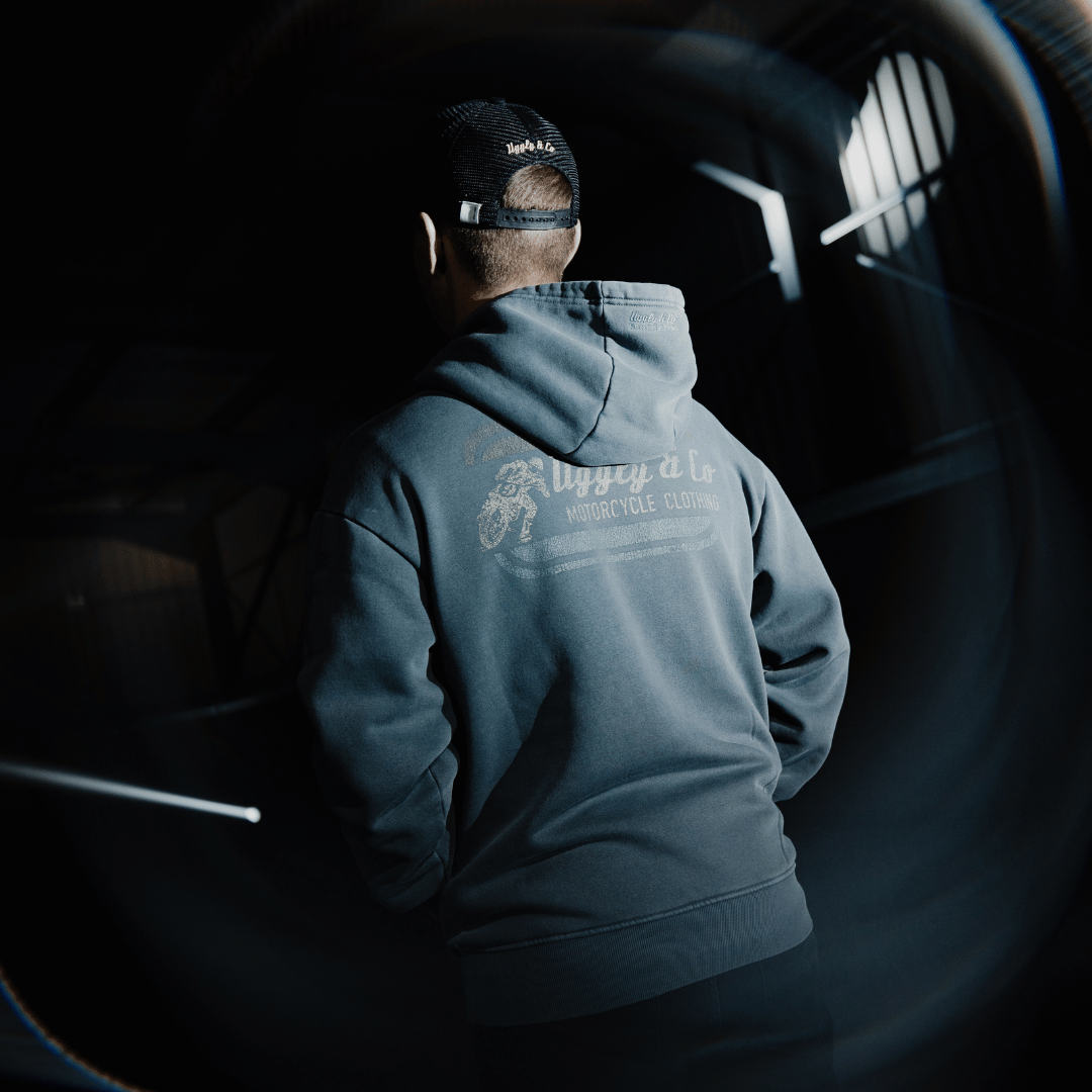 Blue Flattrack Hoodie