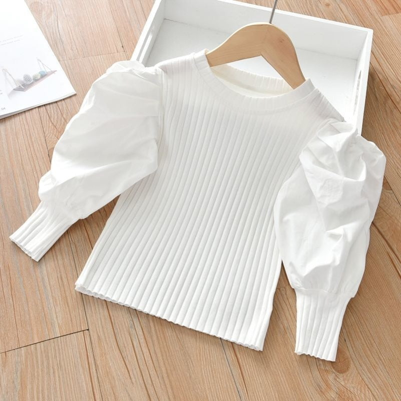 Girls Western Style Long Sleeved Blouse, Kids' Top