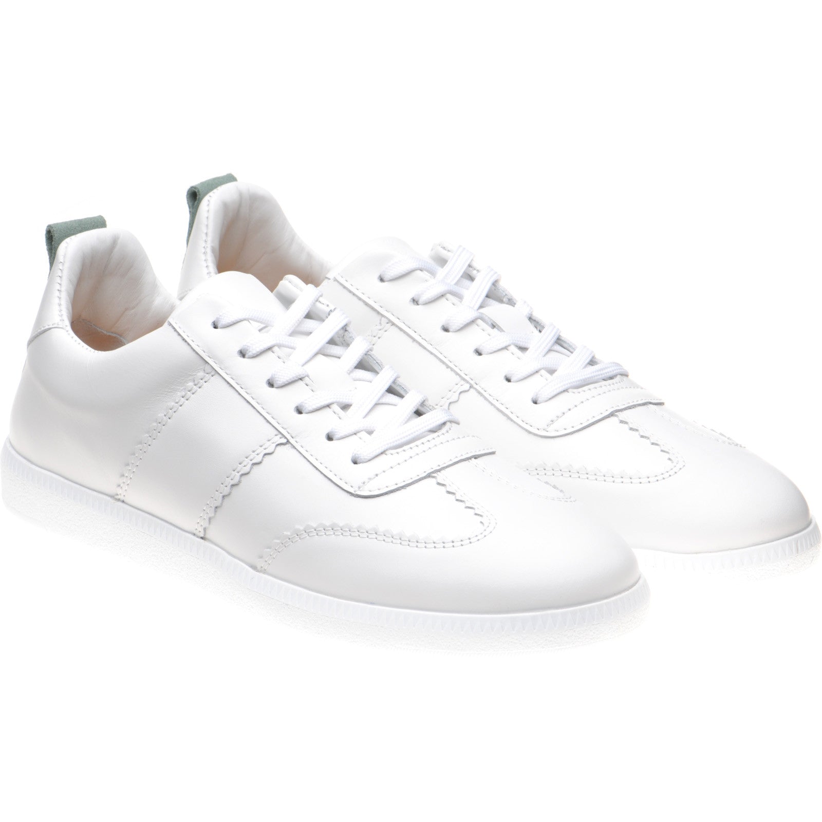 Herring Angelina ladies rubber-soled trainers in white