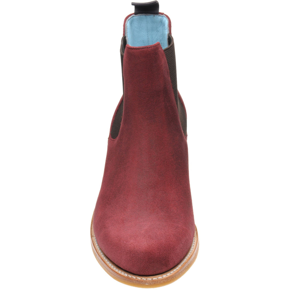 Herring Tamara ladies rubber-soled Chelsea boots in plum suede