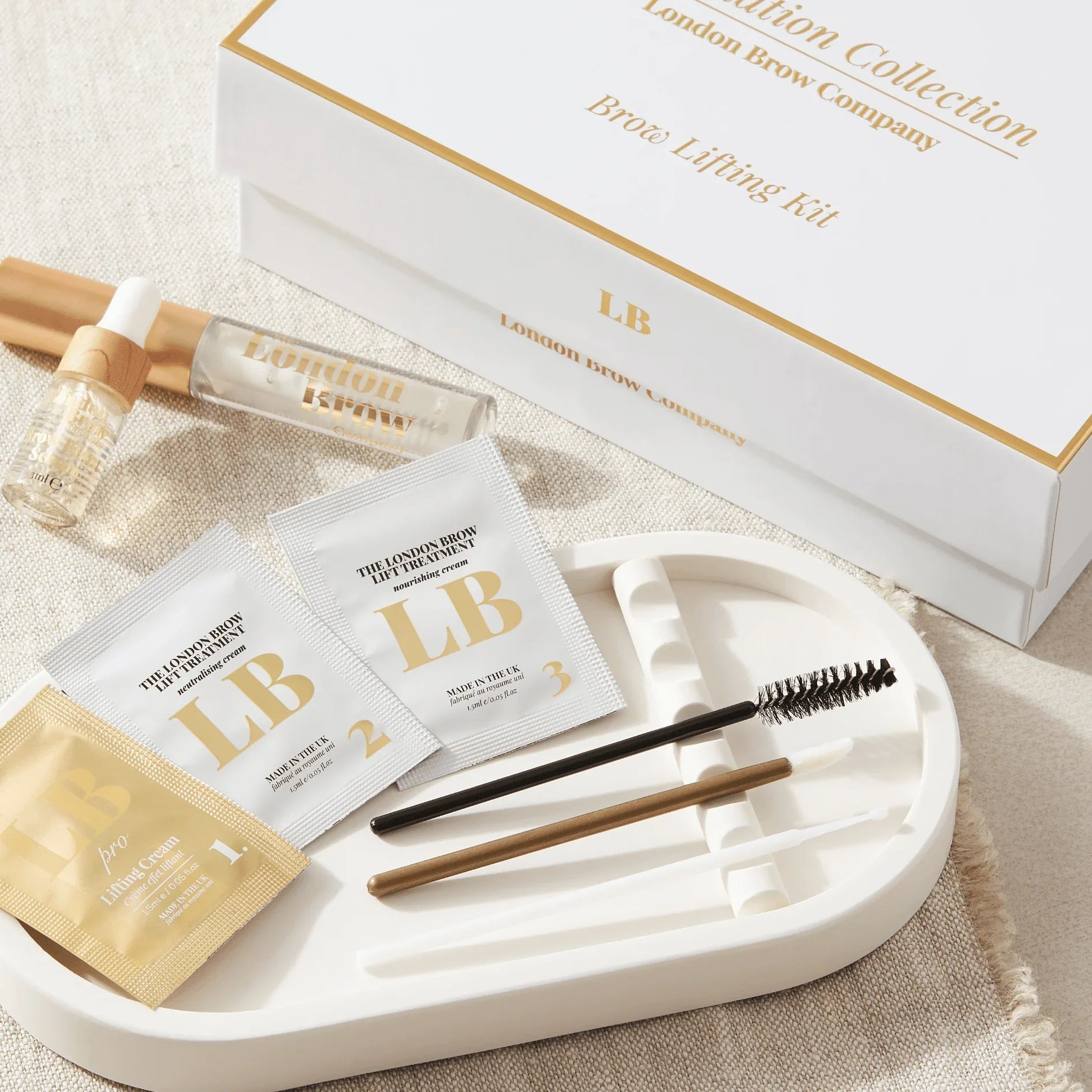 Oval Tool Tray - Natural Handmade Jesmonite