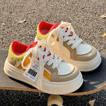 Ladies' White Big Toe Shoes, Women's Sports Shoes, Gym Footwear