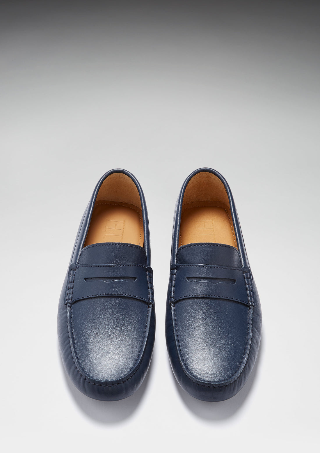 Penny Driving Loafers, french navy leather