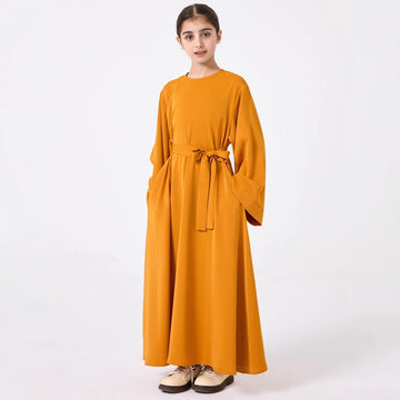 Middle Eastern Girls' Abaya Robe, Children’s Abaya