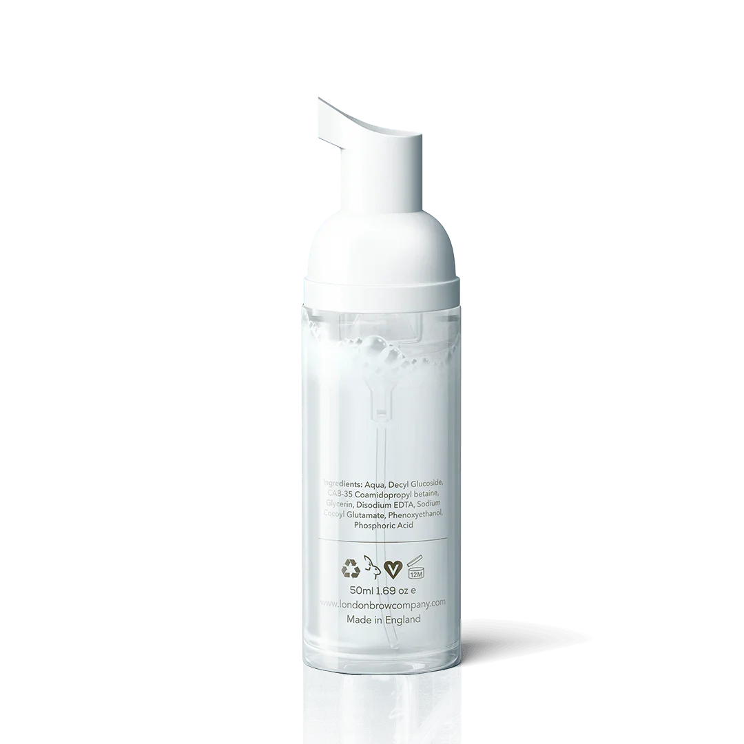 Natural Eyebrow & Eyelash Shampoo Foaming Cleanser