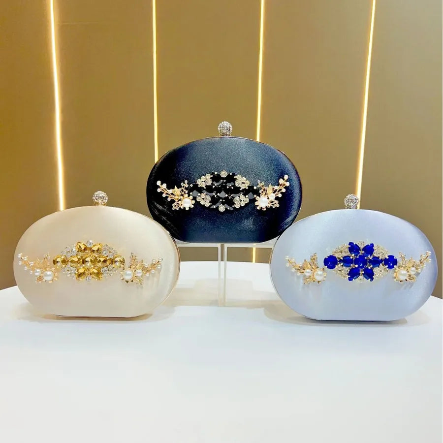 Elegant Diamond Embedded Women's Handbag New Fashion Shoulder Bag Luxury Sensation Clutch Purse For Dinner Party