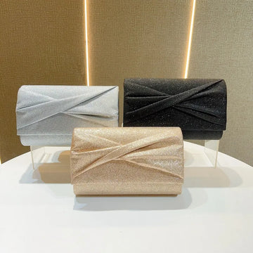 Elegant Evening Clutch Bag Women's Shoulder Crossbody Night Club Handbag Fashionable Small Square Bag For Banquet KTV