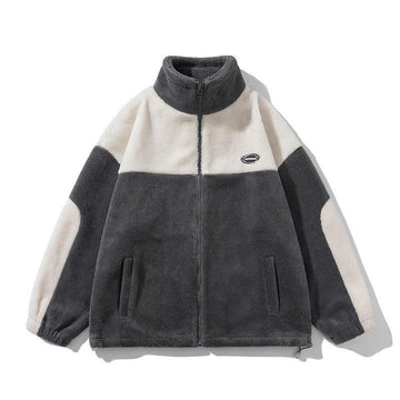 Retro Plaid Lambswool Turtleneck Jacket