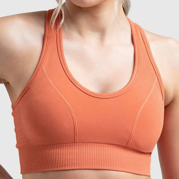 Seamless Sports Bra Set with Peach Hip Trousers – Super Stretch Long Sleeve Yoga Outfit S, M, L