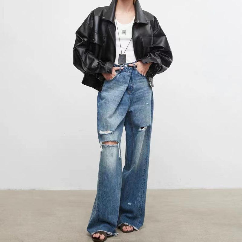 Sheepskin Jacket - Retro Loose Chic