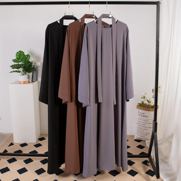 Solid Colour Casual Robe