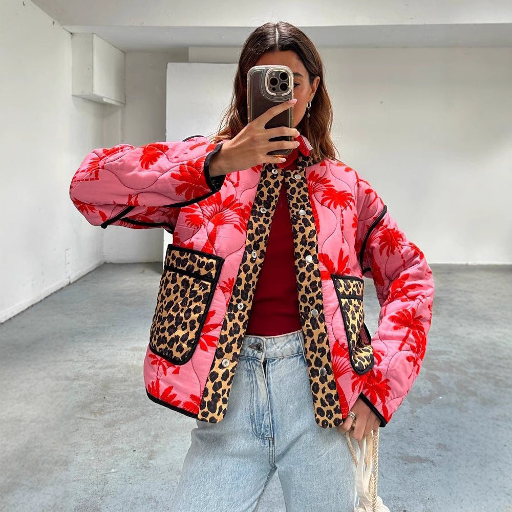 Stitched Cotton-padded Summer Jacket