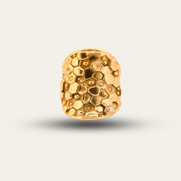 Gold Statement Saddle Ring - Hemera