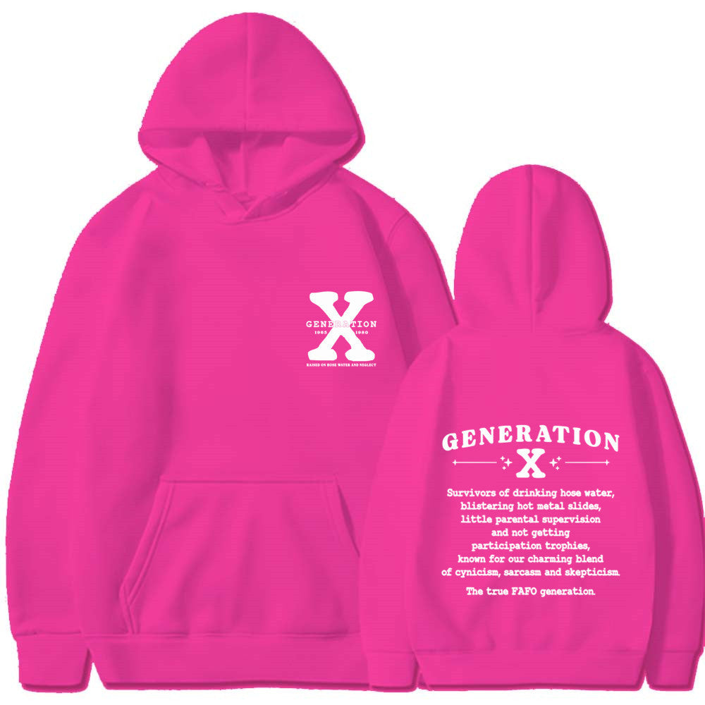 Women's GENERATION X Loose Fitting Hoodie