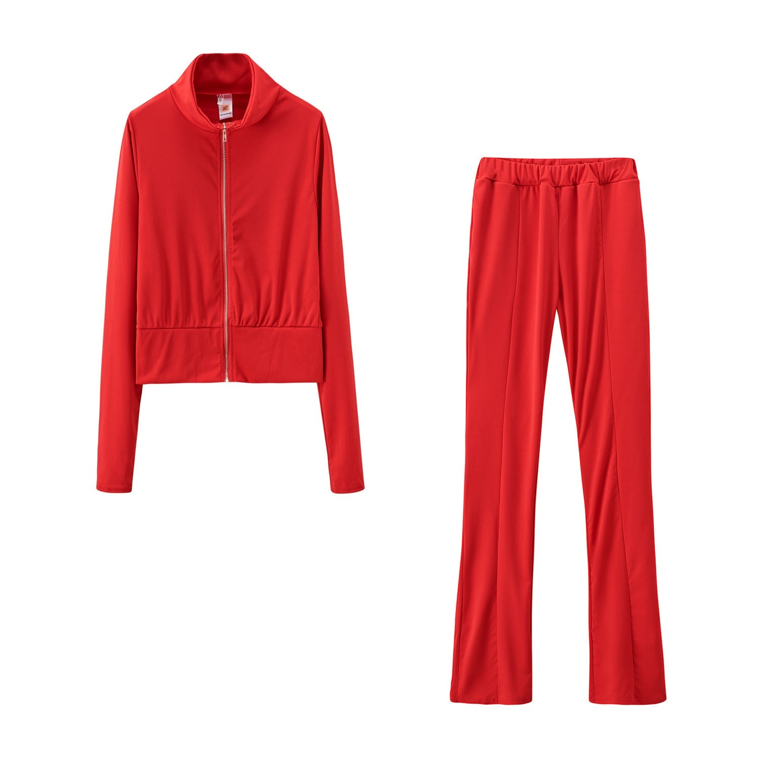 Women’s Two-pieces Solid Colour Sports Suit
